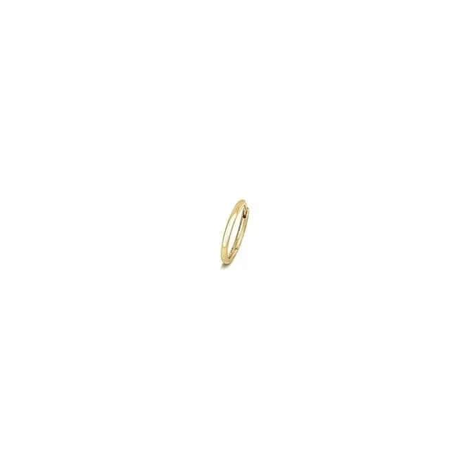 18ct Gold Cartilage Earring Solid Round Tube ESQ2002