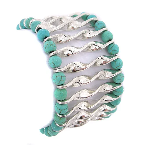 Bespoke Turquoise & Silver Bracelet