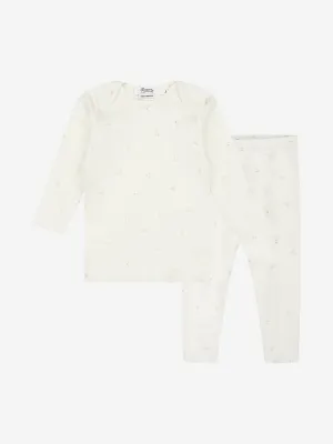 Bonpoint Baby Pyjamas Set in White