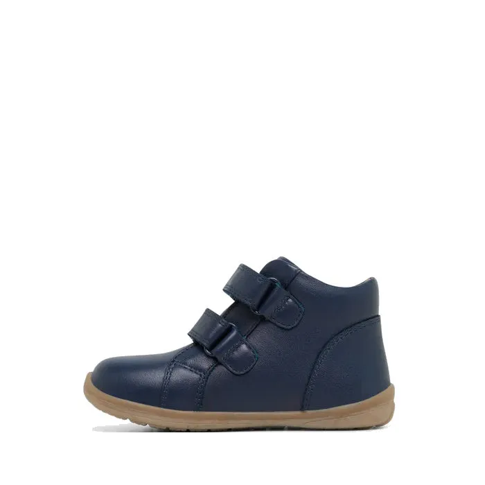 Clarks Kids Manuela  Leather Boot Navy