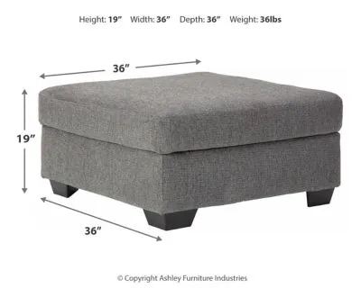 Dalhart Oversized Accent Ottoman