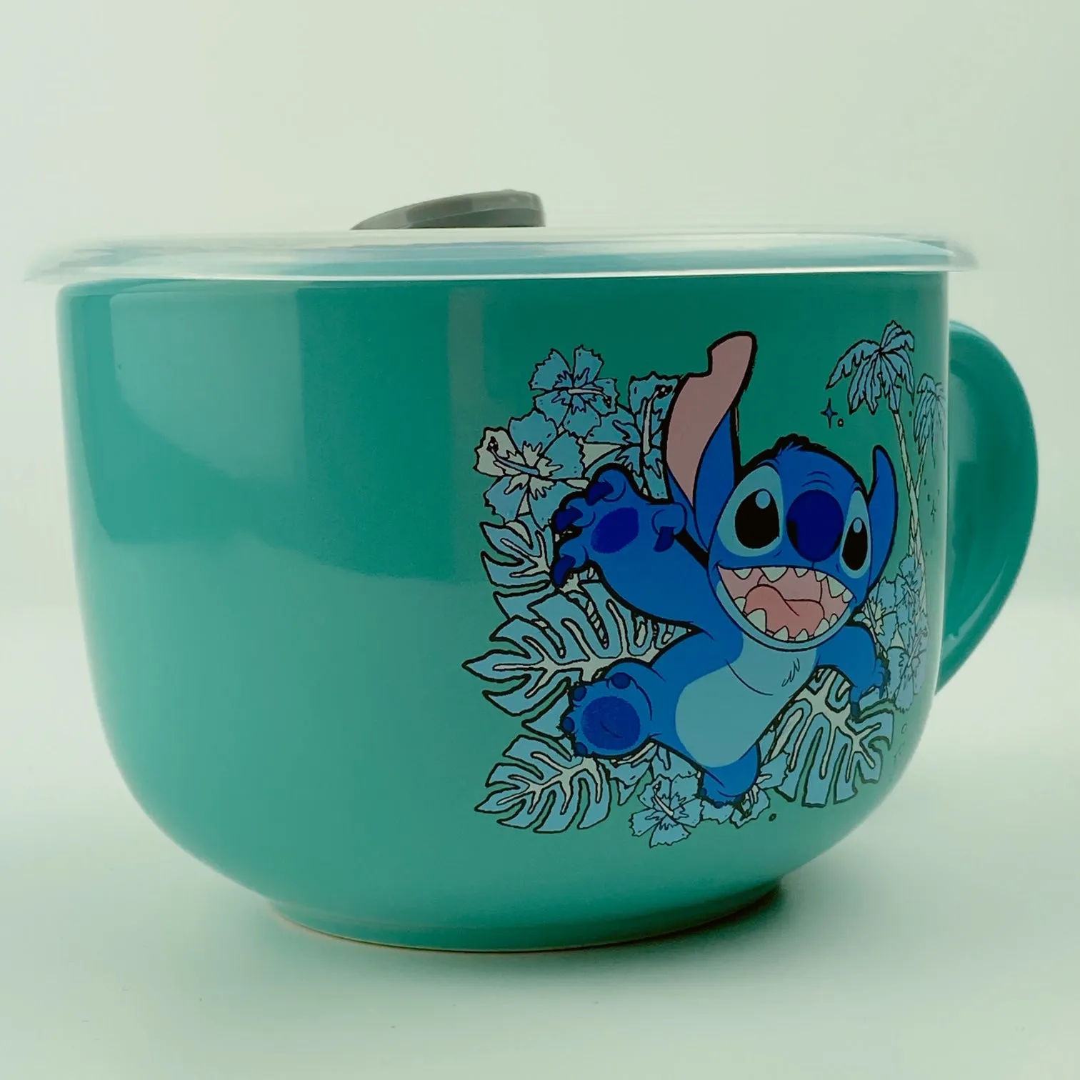 Disney Stitch Ceramic Soup Mug with Pressure Release Lid 24 OZ