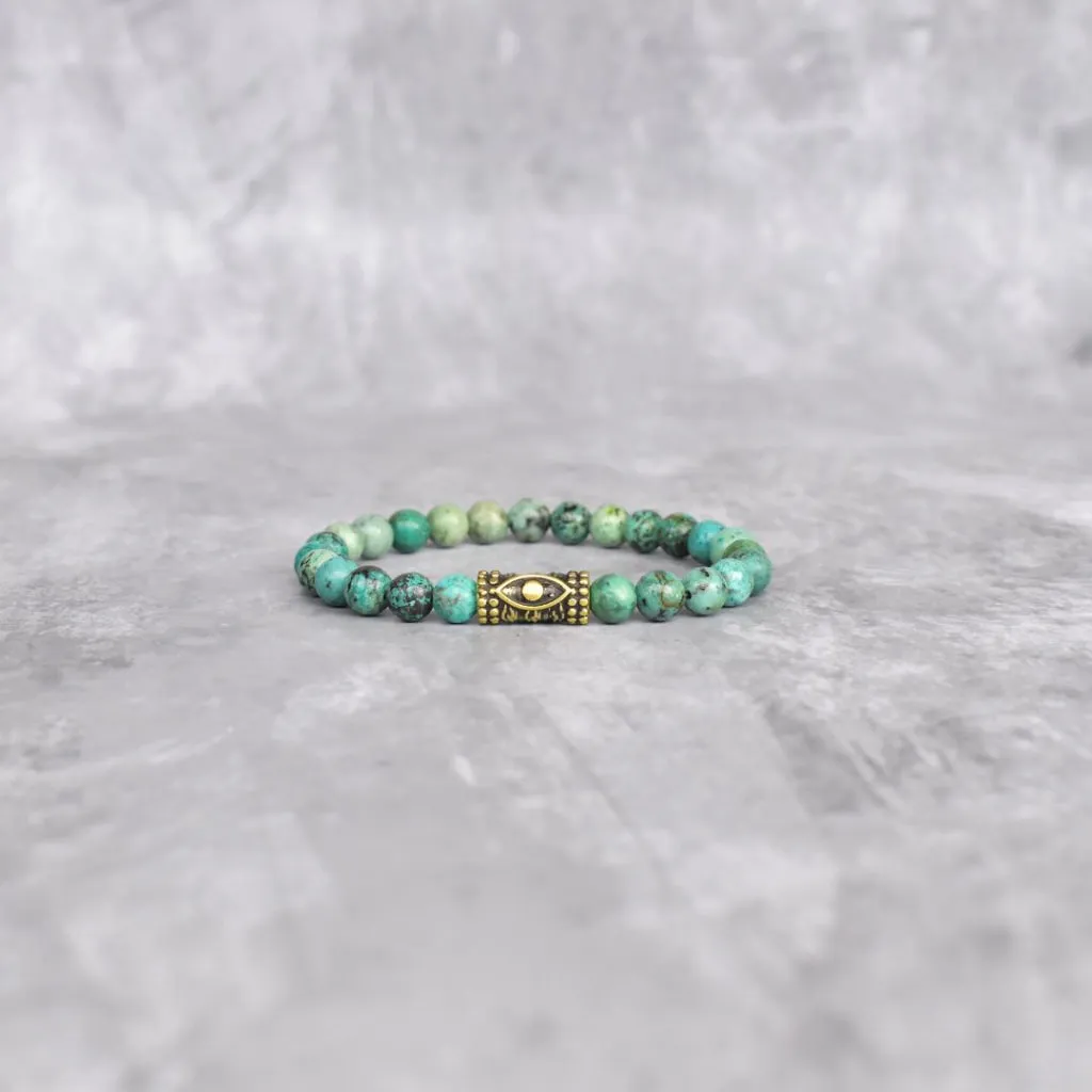 Eye of Serenity - Turquoise Beads Bracelet