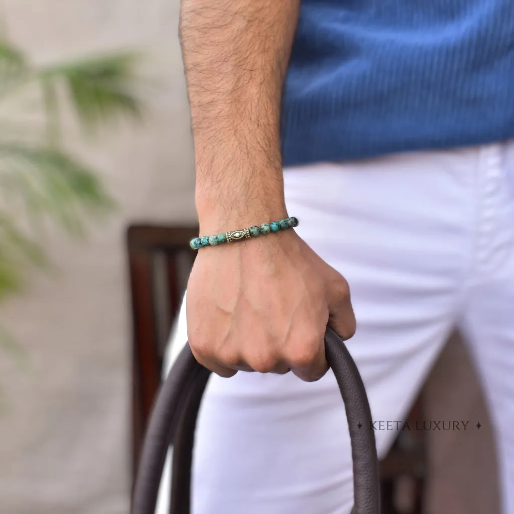 Eye of Serenity - Turquoise Beads Bracelet