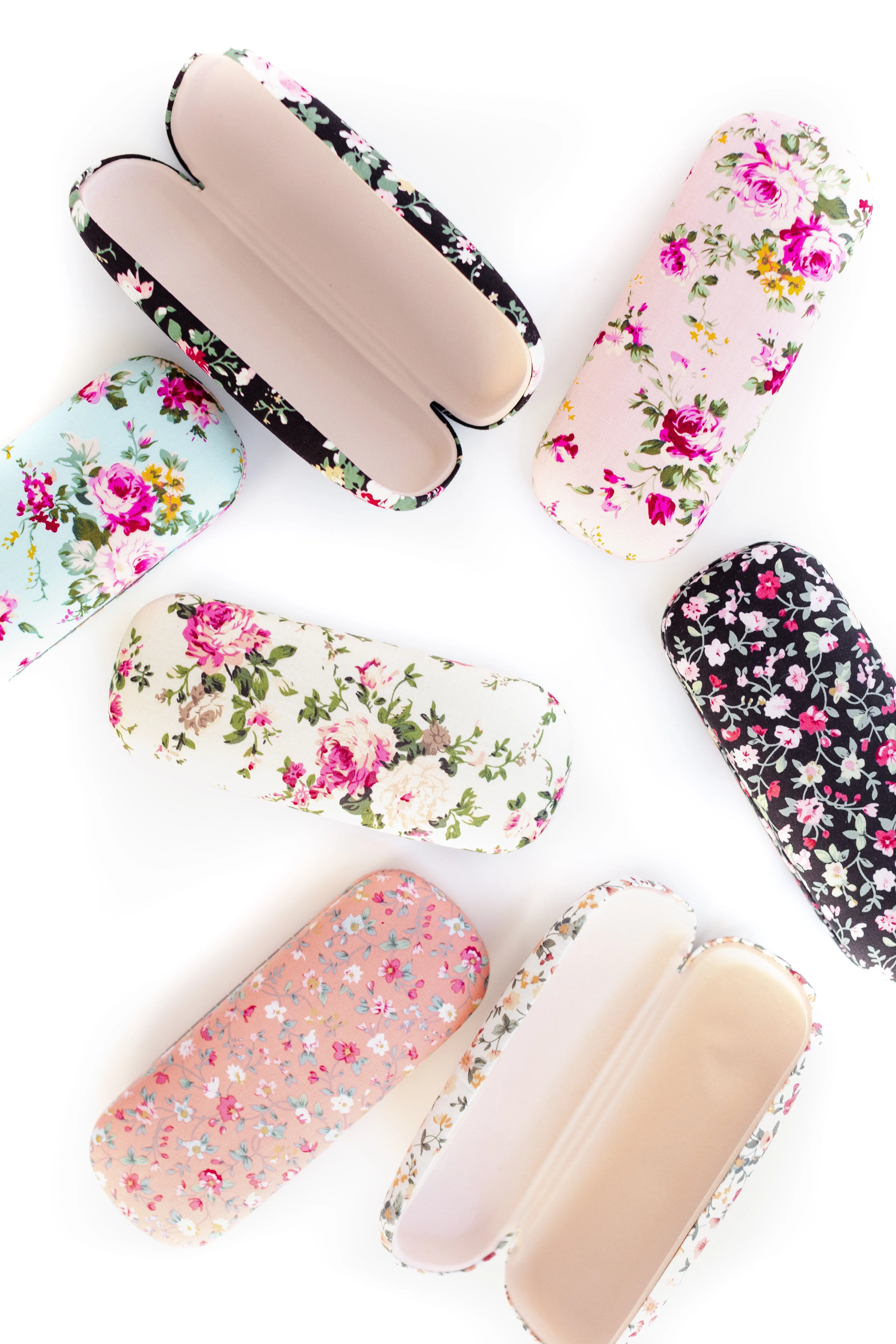 floral glasses case