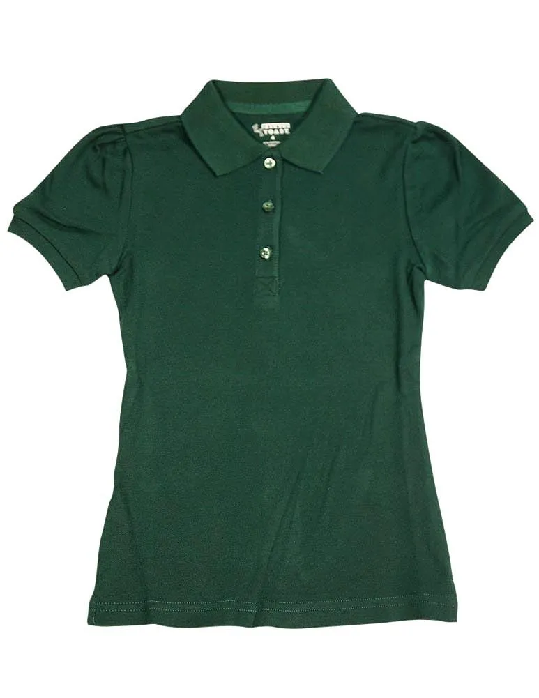 French Toast Girls' Short Sleeve Stretch Pique Polo