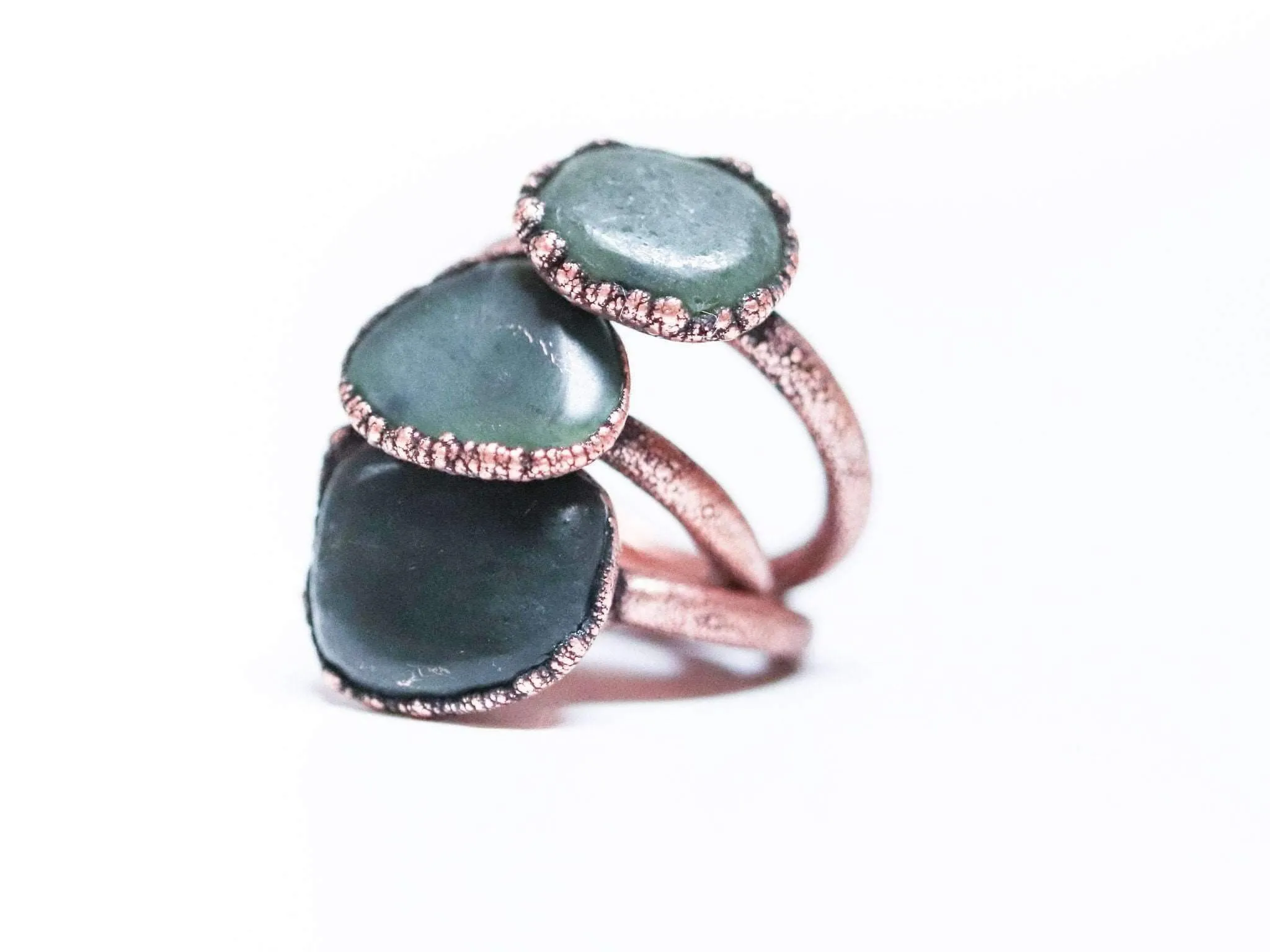 Genuine Jade Ring | Jade stacking ring