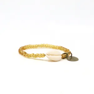 Gold Cowrie Shell Bracelet