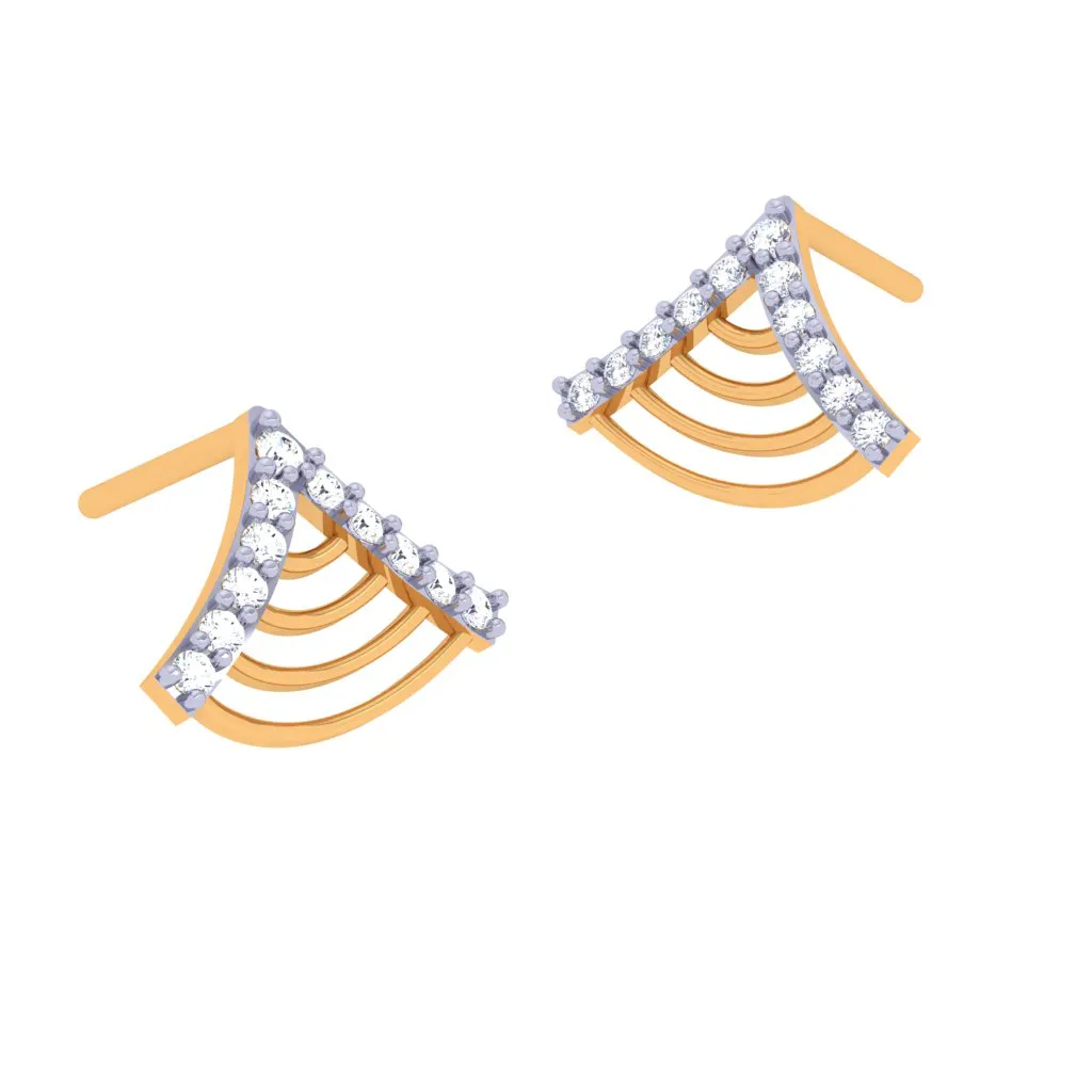 Graceful Diamond Earrings