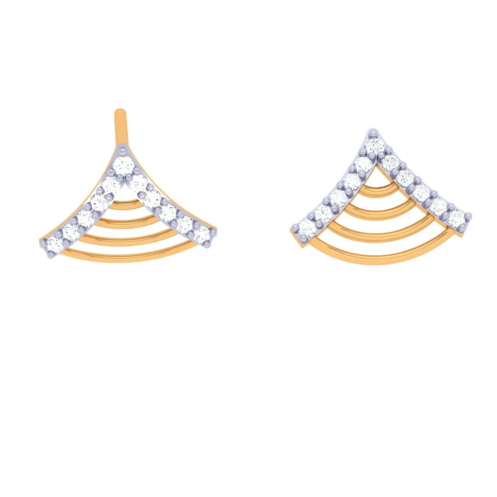 Graceful Diamond Earrings