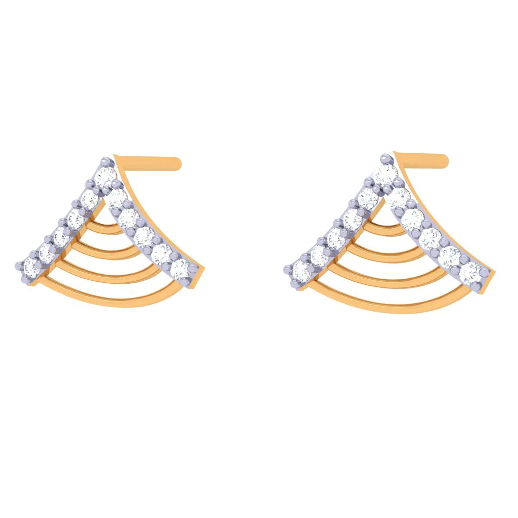 Graceful Diamond Earrings