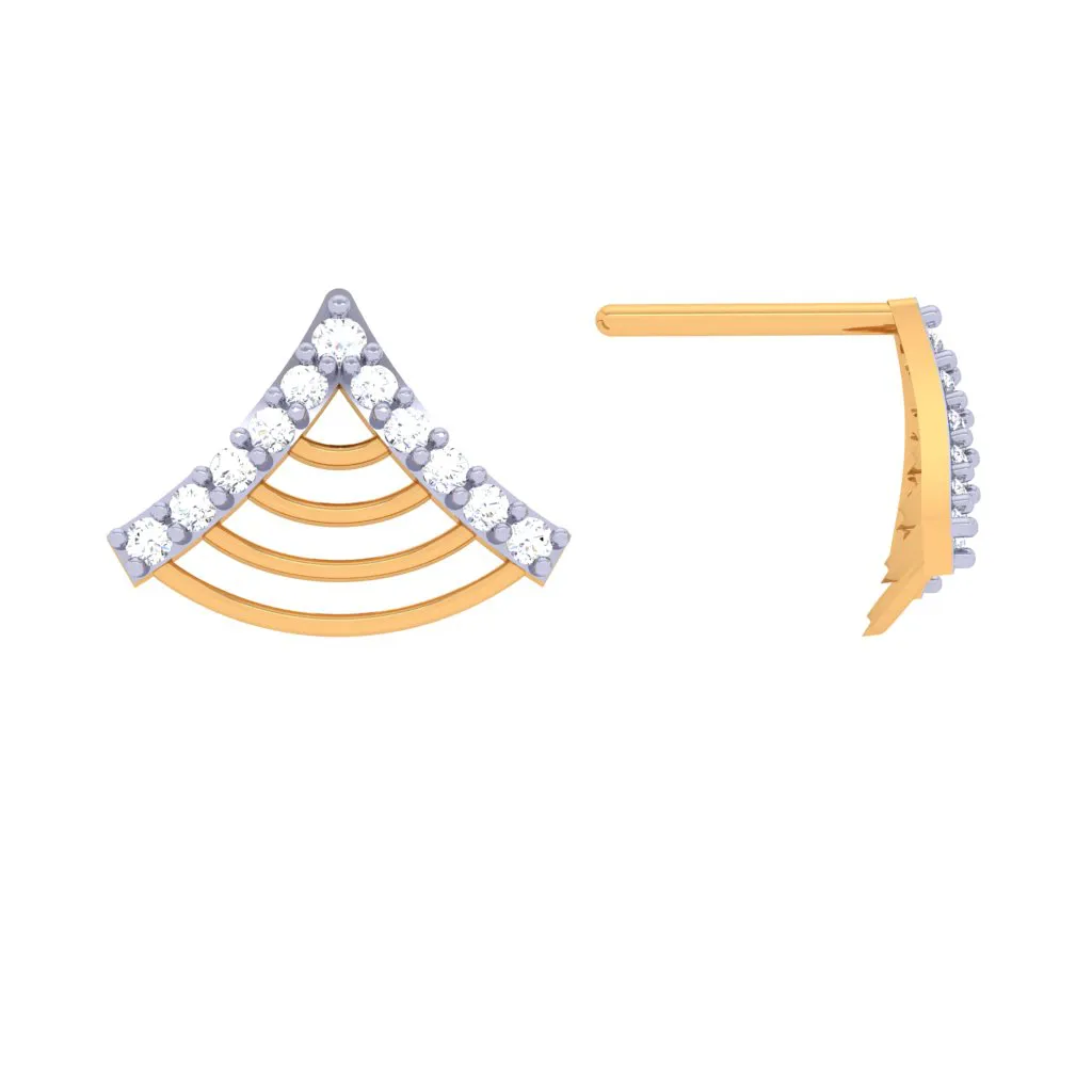 Graceful Diamond Earrings