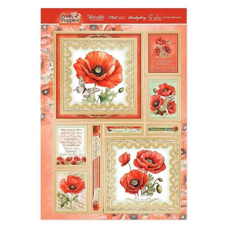 Hunkydory Loving Memories Luxury Topper Set