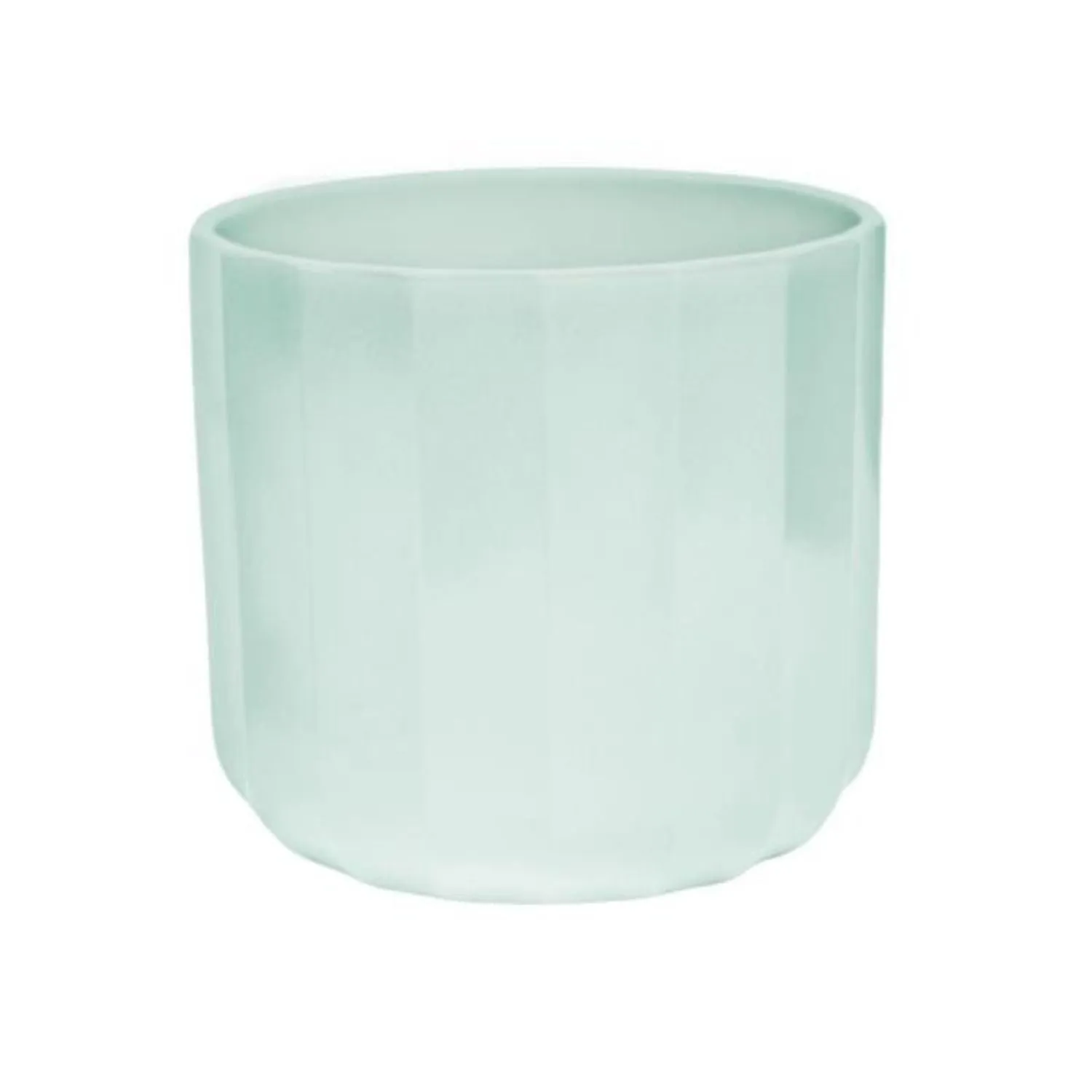 Ivyline 12cm Mint Green Geo Positano Pot