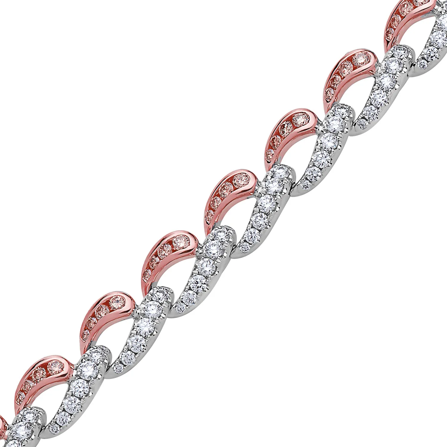 Krypell Collection Diamond Link Bracelet