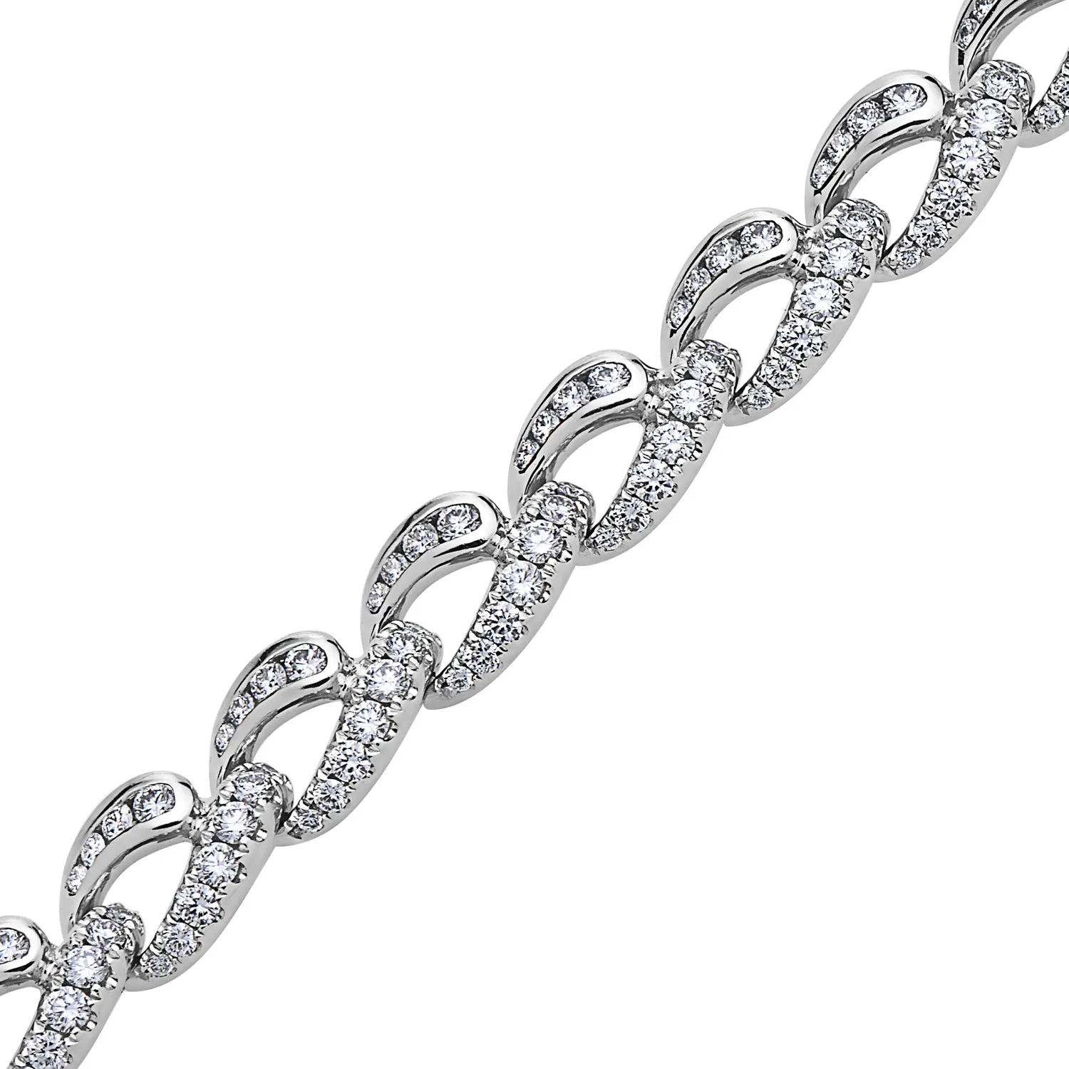 Krypell Collection Diamond Link Bracelet