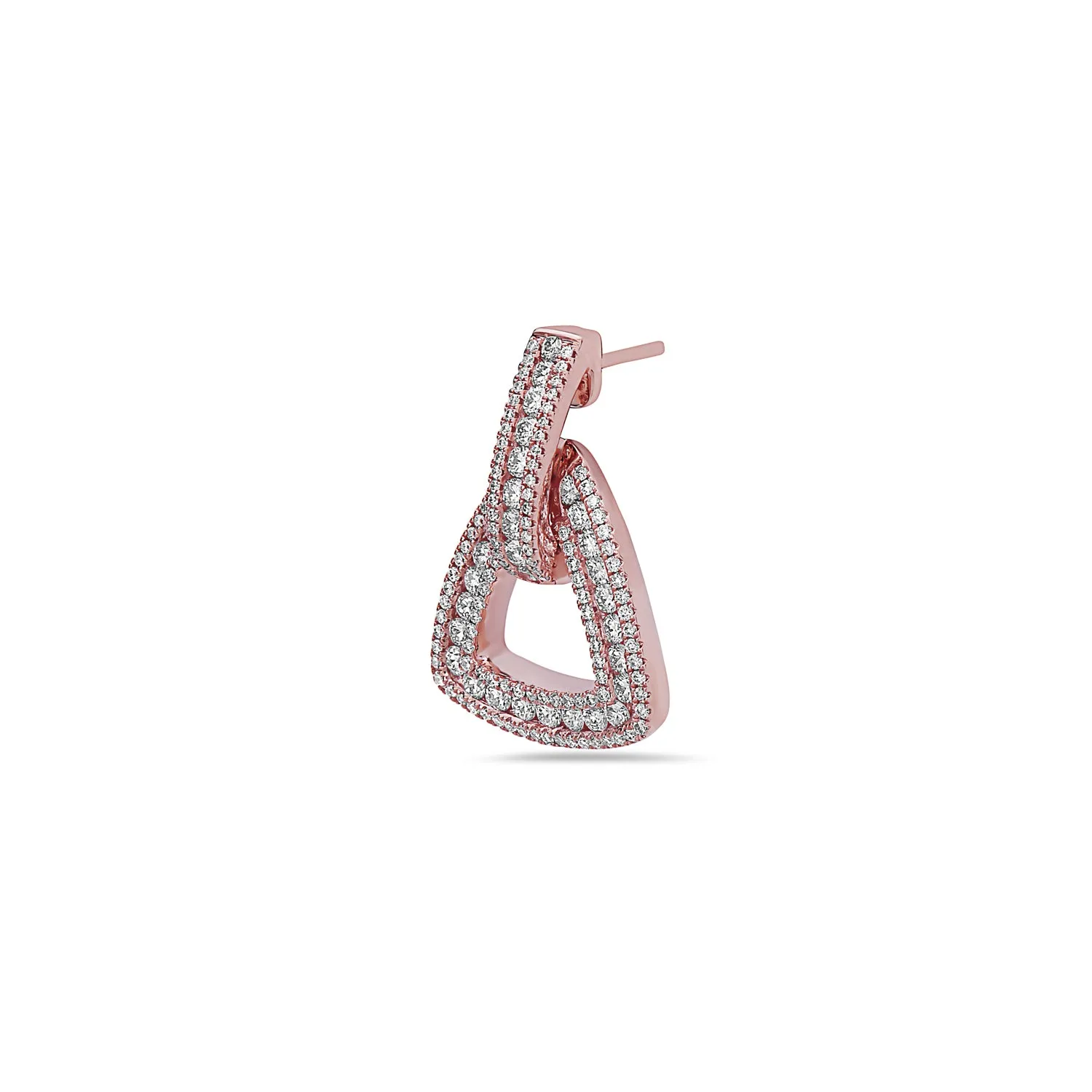 Krypell Collection Diamond U Earring