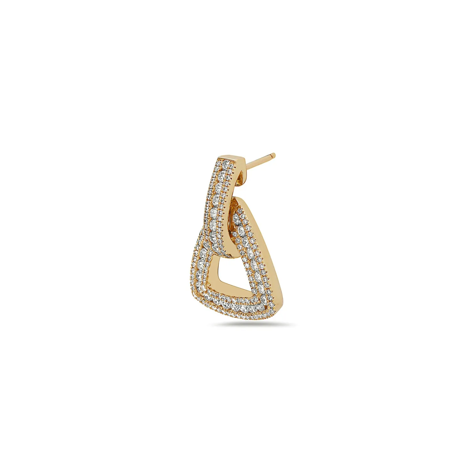 Krypell Collection Diamond U Earring