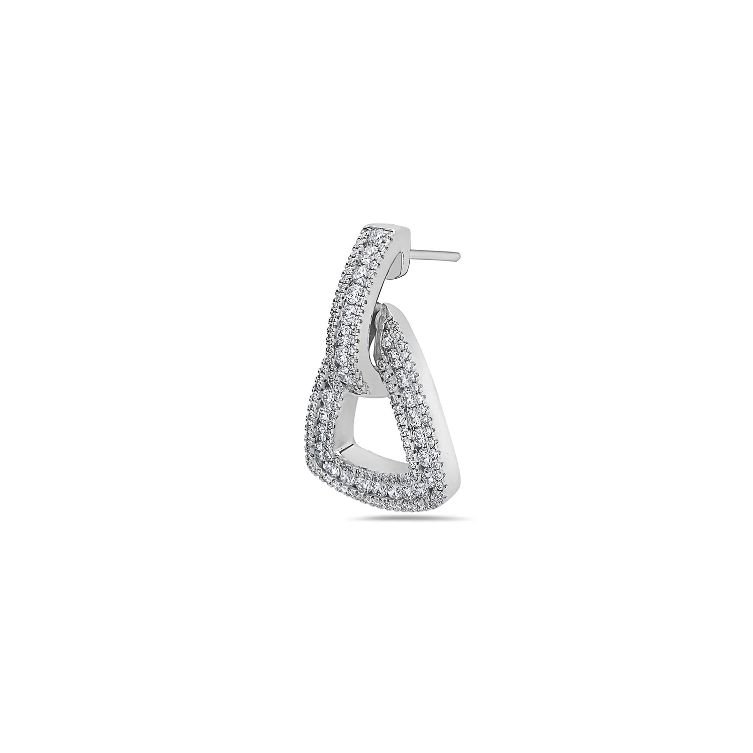 Krypell Collection Diamond U Earring