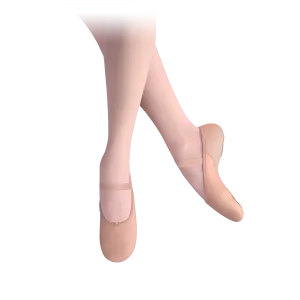 LEO'S LS2006 Ballet Slippers Stretch Split Sole Ballet Pink Leather Ladies Sizes