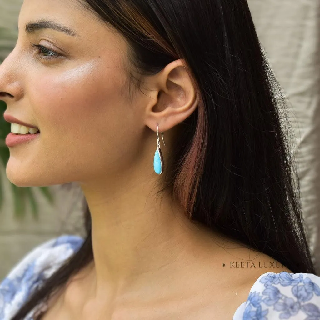 Long Drops - Turquoise Earrings