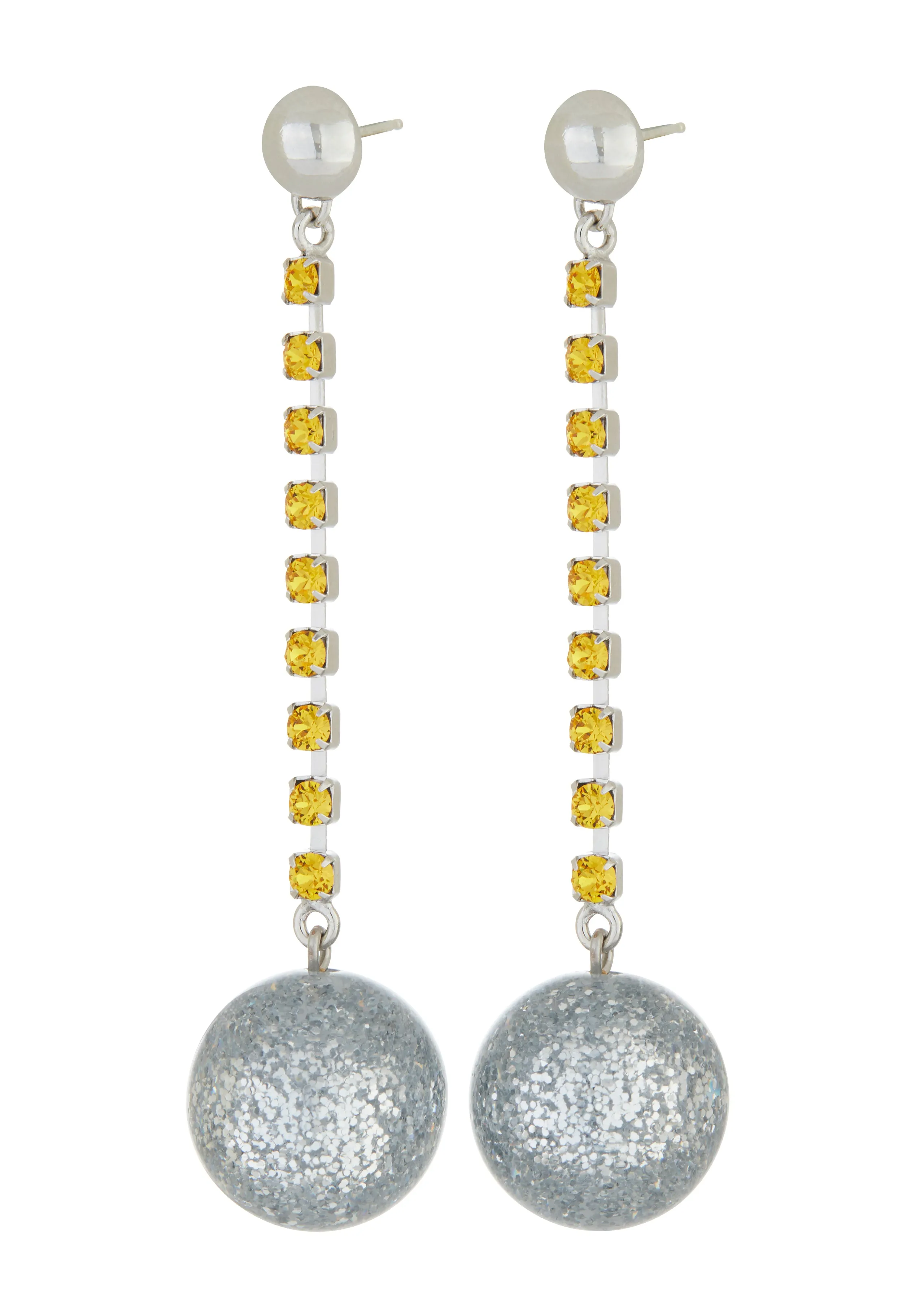 Lounge Earring - Topaz & Disco