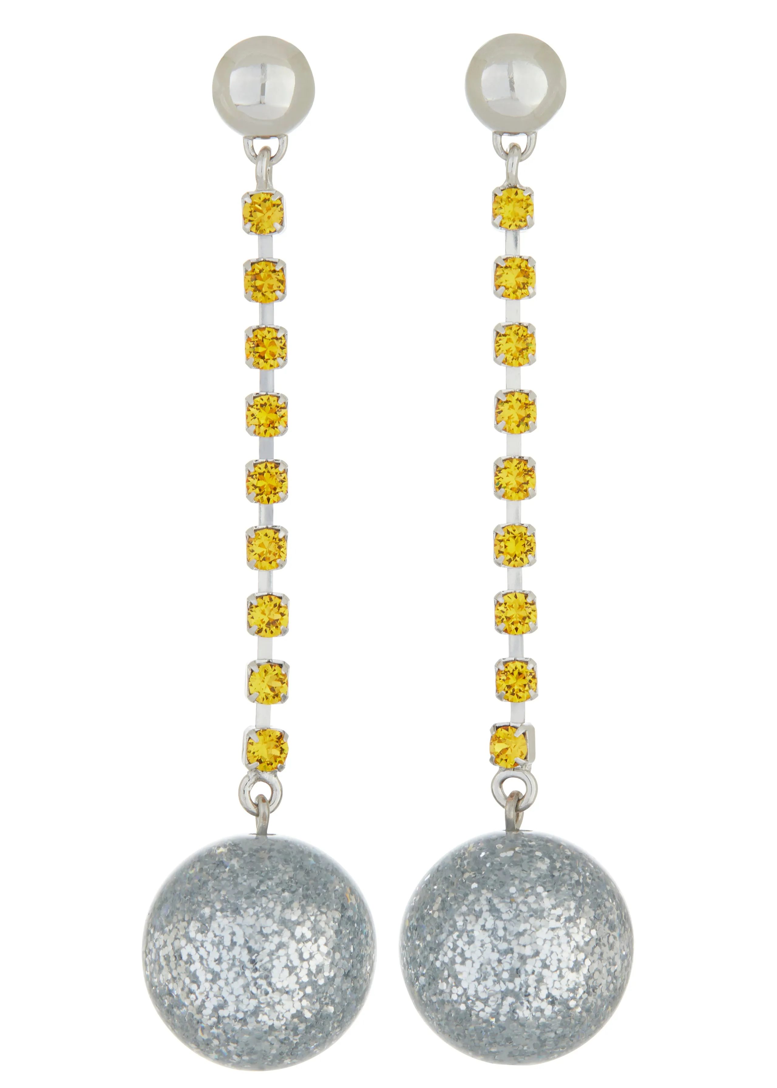 Lounge Earring - Topaz & Disco