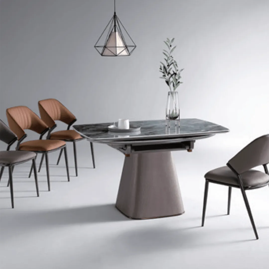 Meissa Sintered Stone Extendable Dining Table