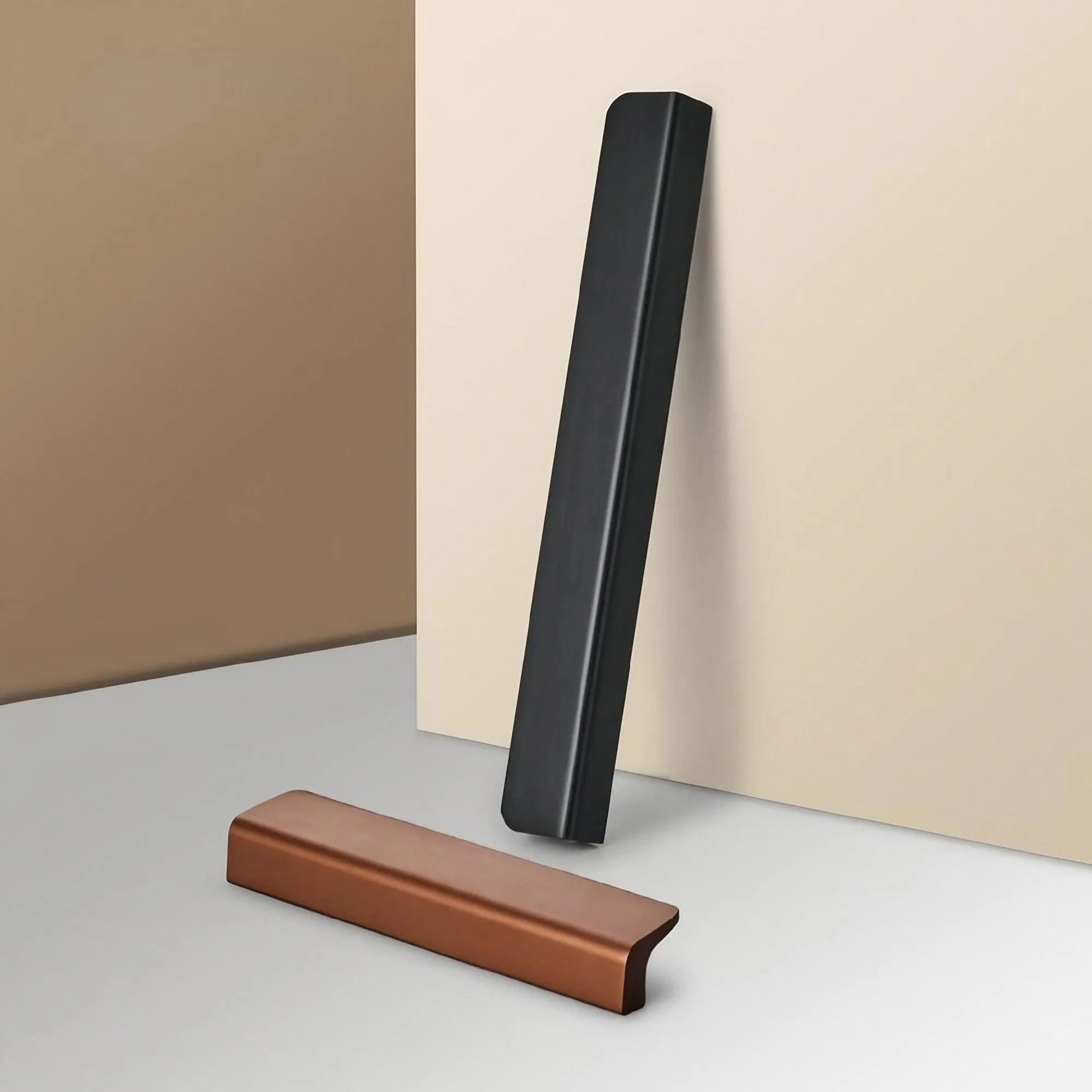 Minimalist F-Shaped Long Cabinet Handles Drawer Pulls