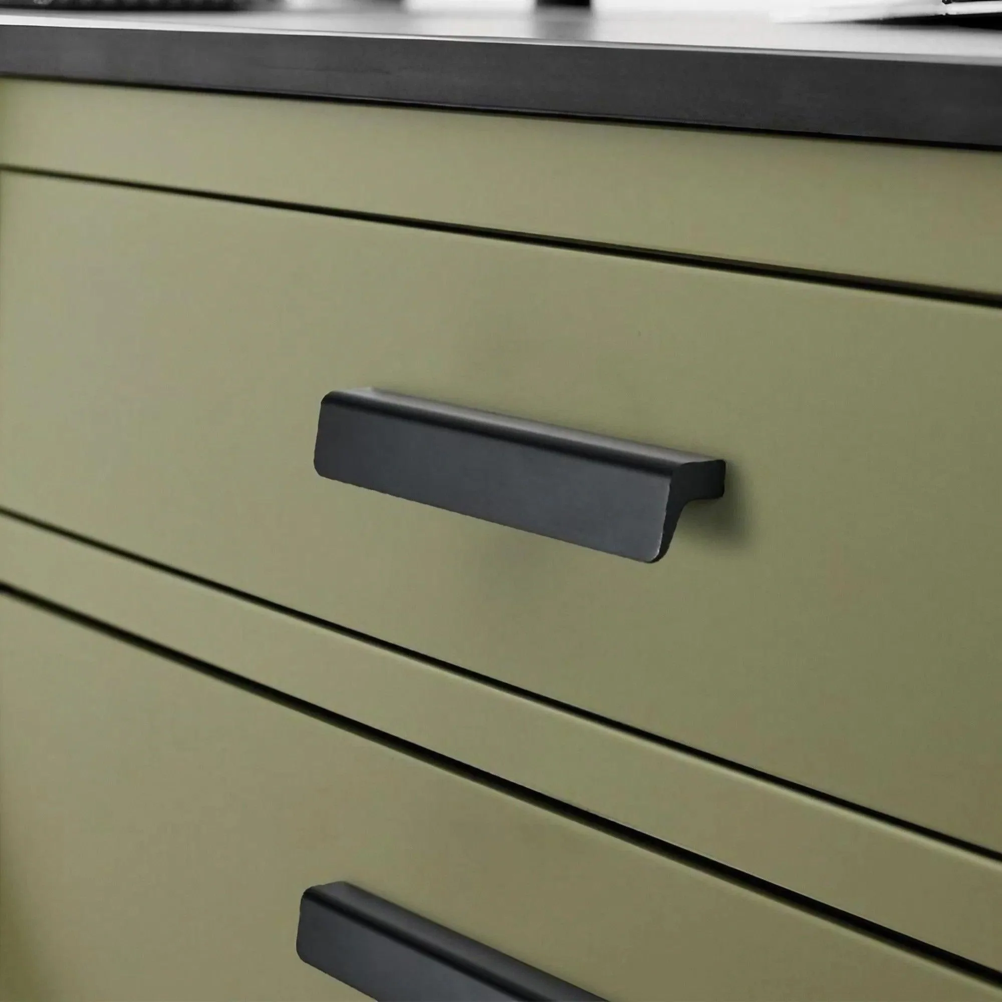 Minimalist F-Shaped Long Cabinet Handles Drawer Pulls