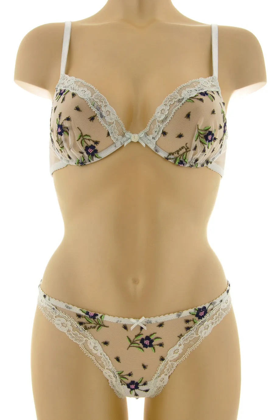 MINT Floral Bra