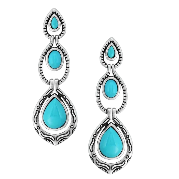 Montana Women's Unmatched Beauty Turquoise Earrings