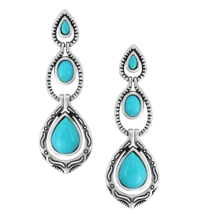 Montana Women's Unmatched Beauty Turquoise Earrings