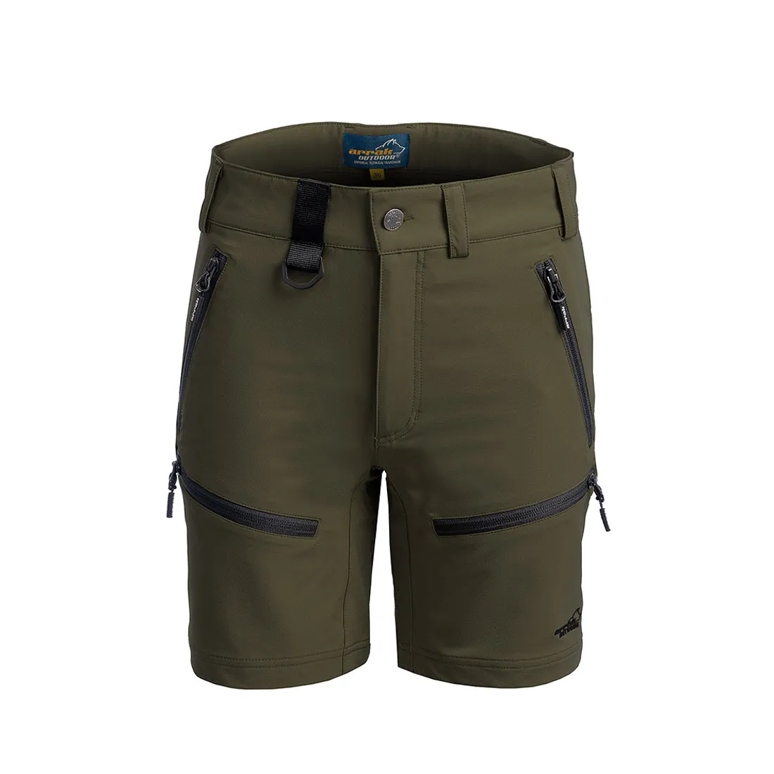 Motion Stretch Shorts Women Olive Green