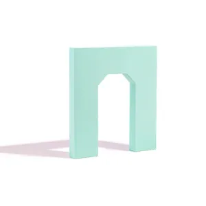 Propsyland Mint Green Squared Arch Wall Styling Prop