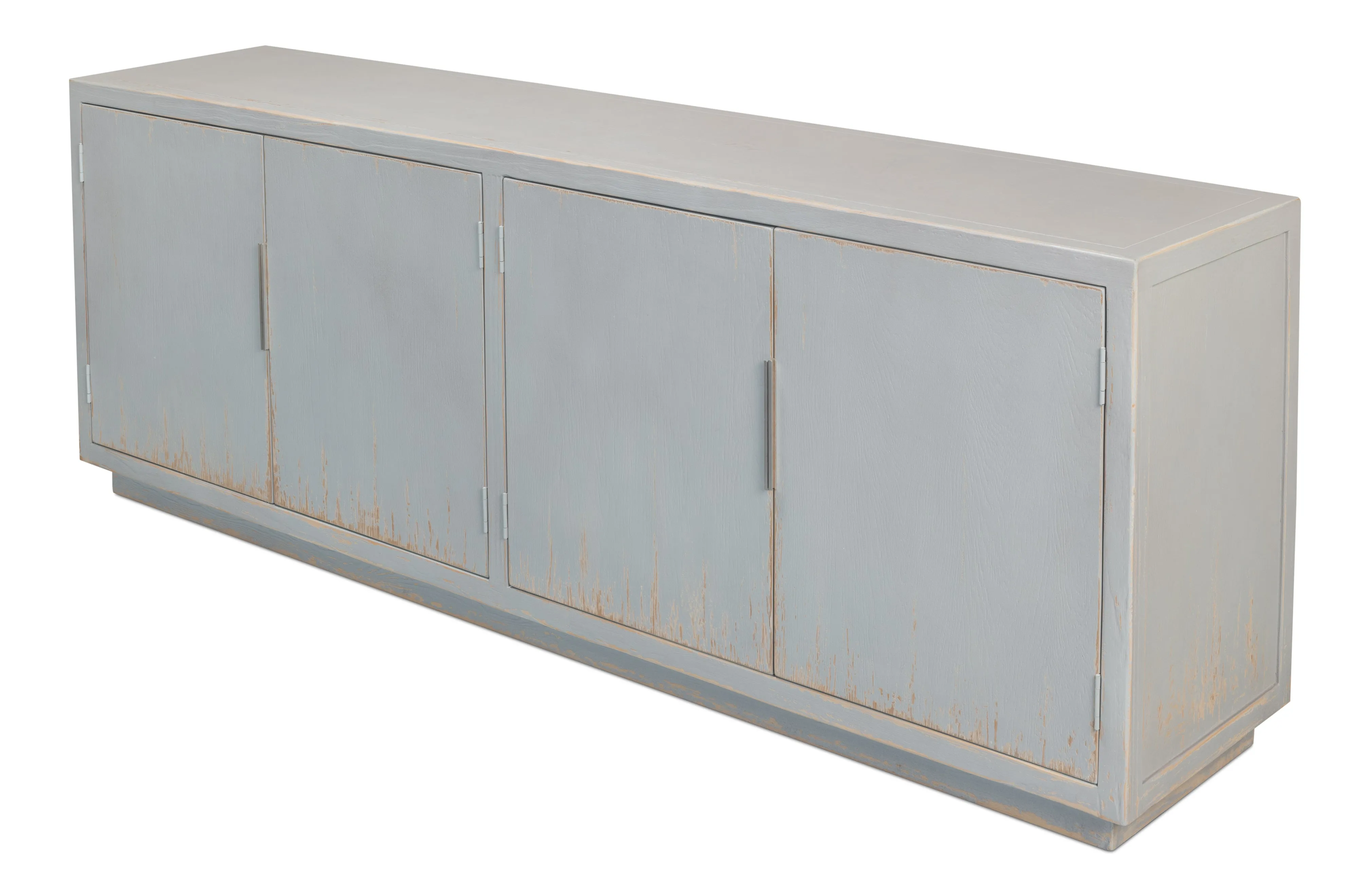 Sarreid - Maldives 4 Door Sideboard  Eros Blue - Blue - Traditional