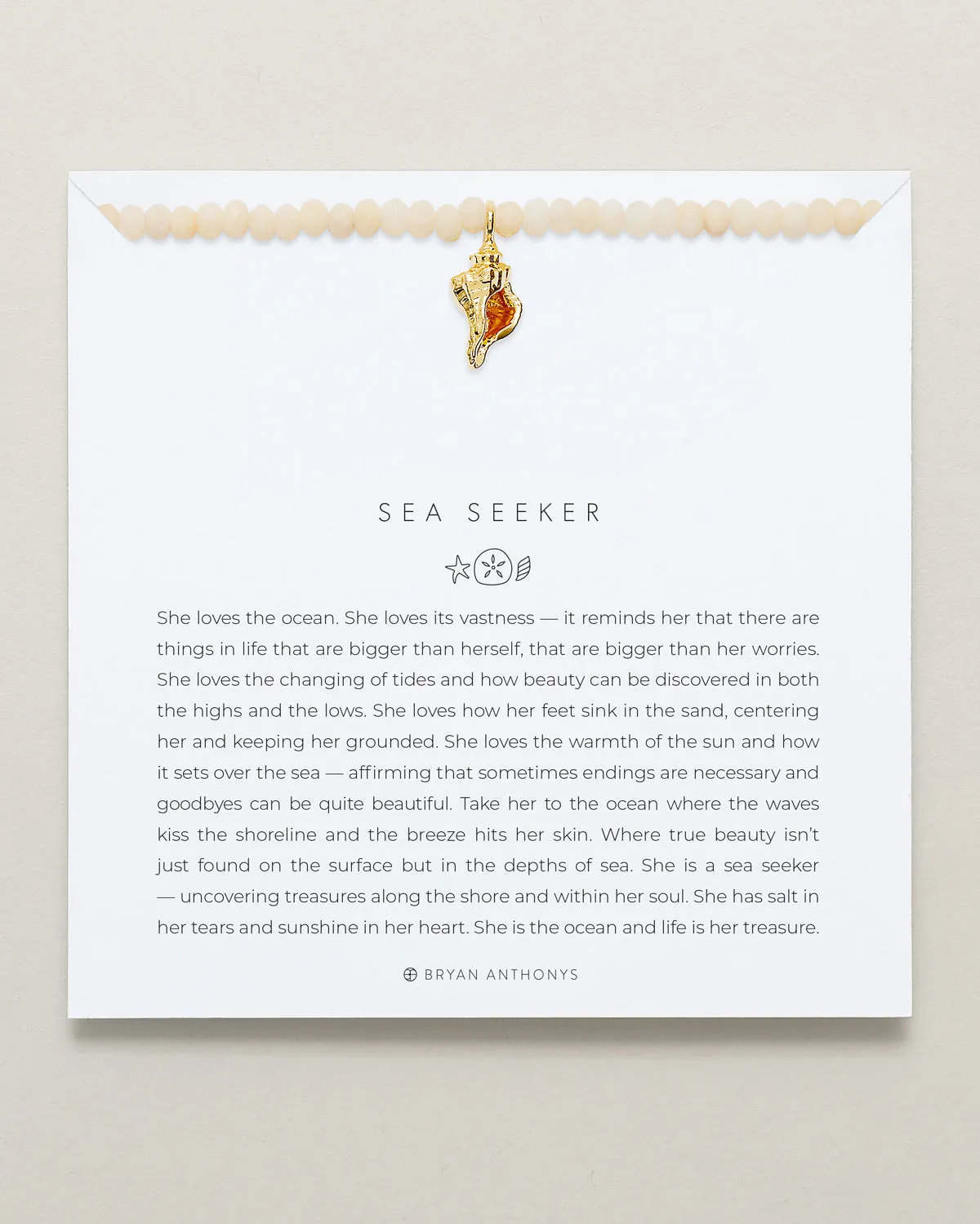 Sea Seeker Opal Beaded Necklace