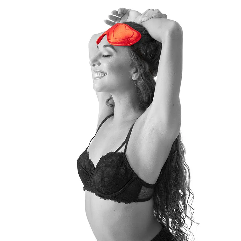 Sex & Mischief Amor Blindfold - Red Padded Blindfold