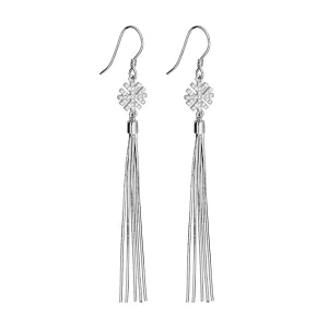 Snow Tassel Earrings