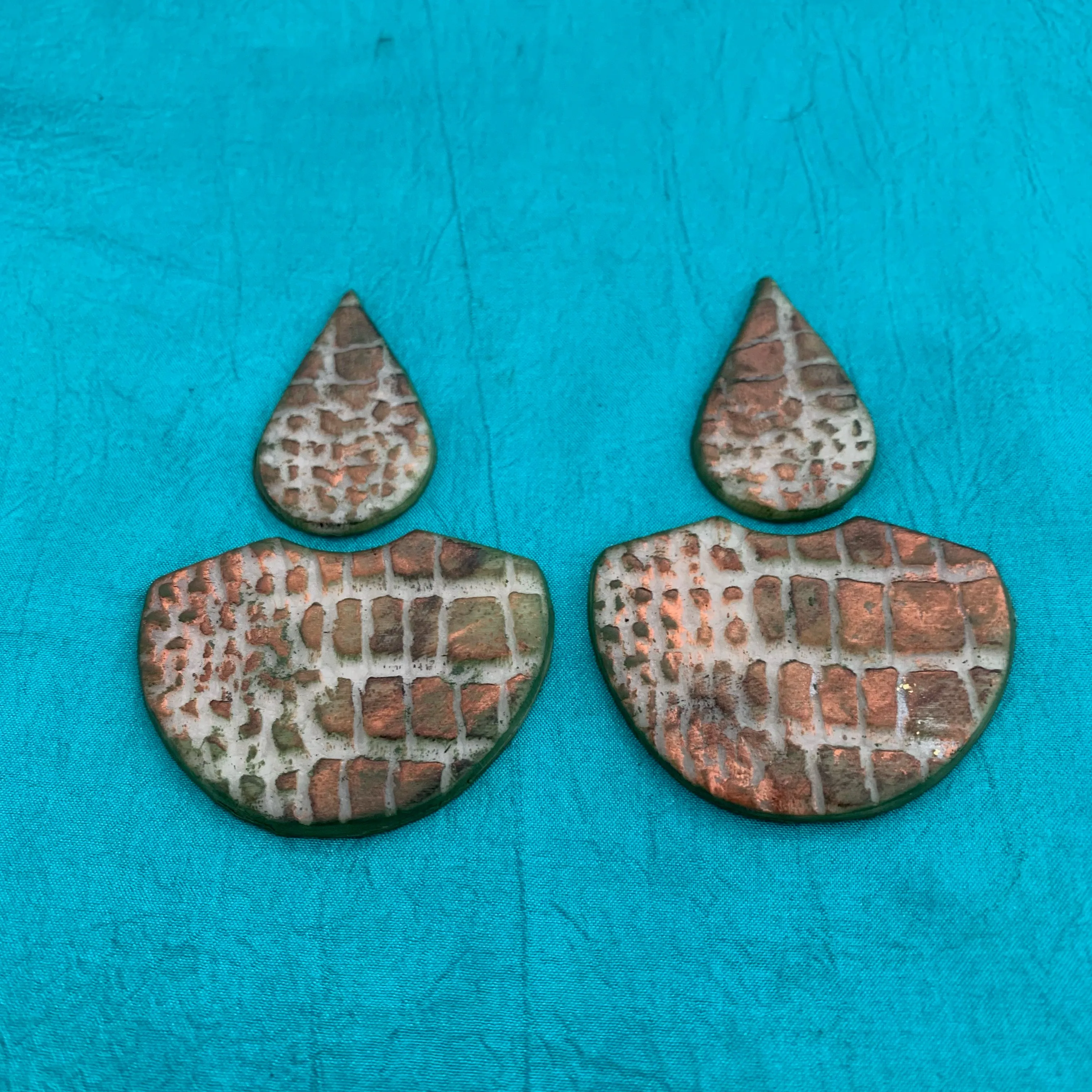 Tribal Shells Jewelry Sized Set Of 3 Cutters For Polymer Clay And Mixed Media