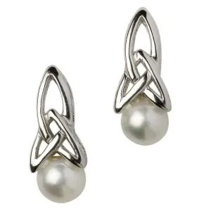 Trinity Pearl Earrings