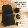 Vevor Chair Cover 100 PCS Universal Fitted Stretch Spandex Slipcovers Removable Washable New