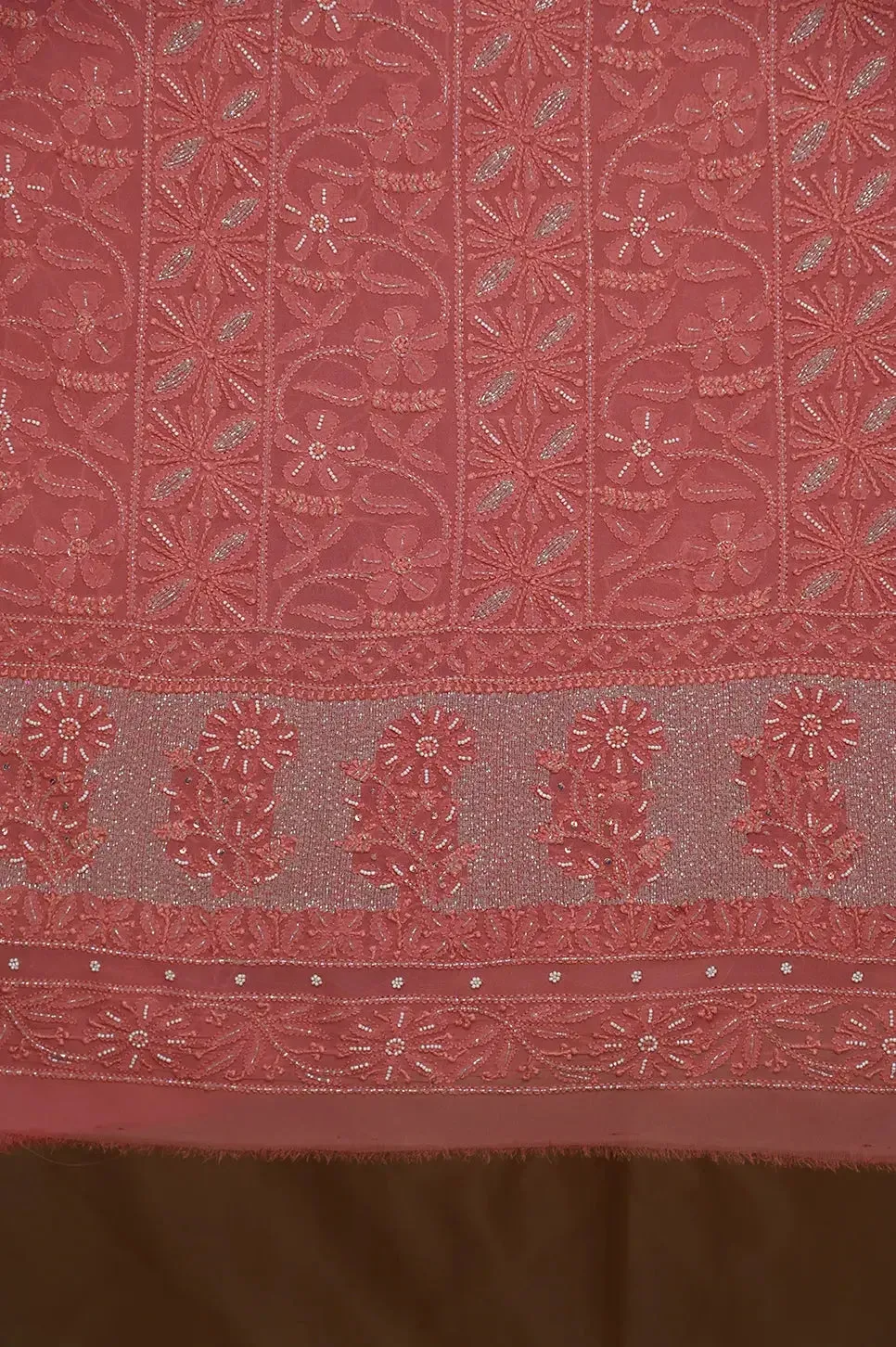 Viscose Length with Dupatta - Rosewood